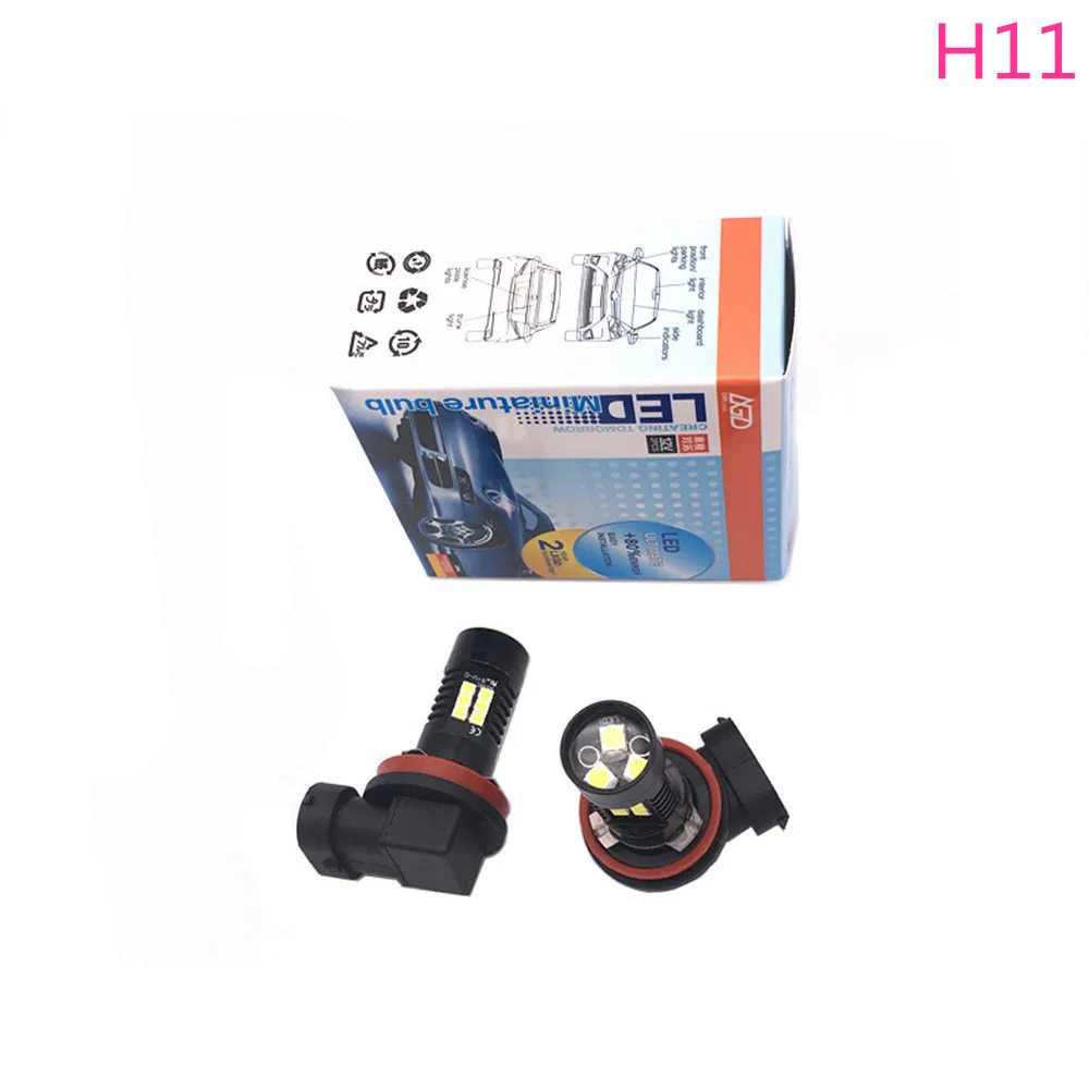 2X светодиодные противотуманные фары 1200LM 6000K Белый H11 12V 24V для Honda Odyssey 2004 2005 2006 2007 2008