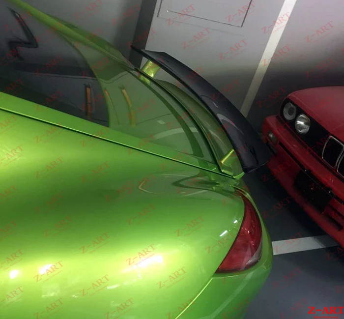 Z-ART Каймановы R углеродного волокна задний спойлер для Porsche Cayman S углеродное