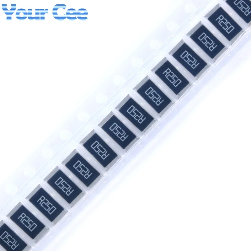 50 шт. 2512 SMD резистор 1 Вт 0 25 Ом 0.25R R250 1% чип пассивный компонент|passive components|0.25 ohmsmd