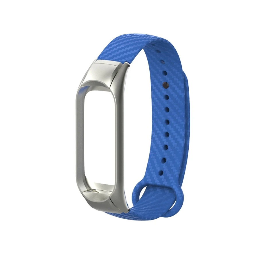 Углеродное волокно для Mi Band 3 ремешок Xiaomi цветной силиконовый Браслет 2 умные