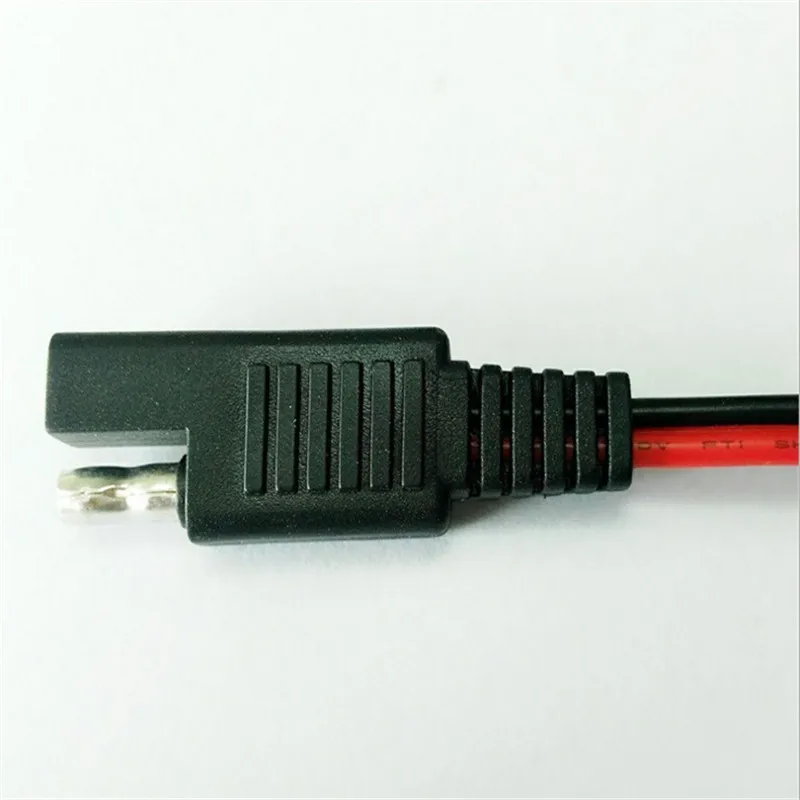 New 1Pcs Car Battery Extension Tender SAE DC Power Automotive DIY Connector Cables Solar Cell Connection Transfer 18AWG 10A 30CM images - 6