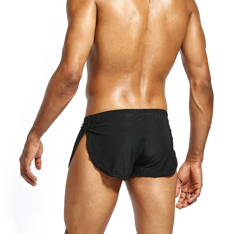JOCKMAIL, мужские боксеры, шорты, пижама, с разрезом по бокам, для геев, нижнее белье, шорты, трусы, трусы, сексуальные, Cueca Homme, модная одежда для сна