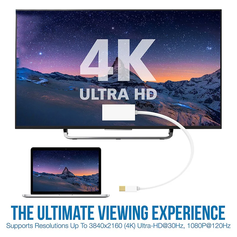 JKING Mini DP к HDMI кабель DisplayPort-HDMI мужчин и женщин адаптер конвертер для ПК Macbook 1080 P HDTV