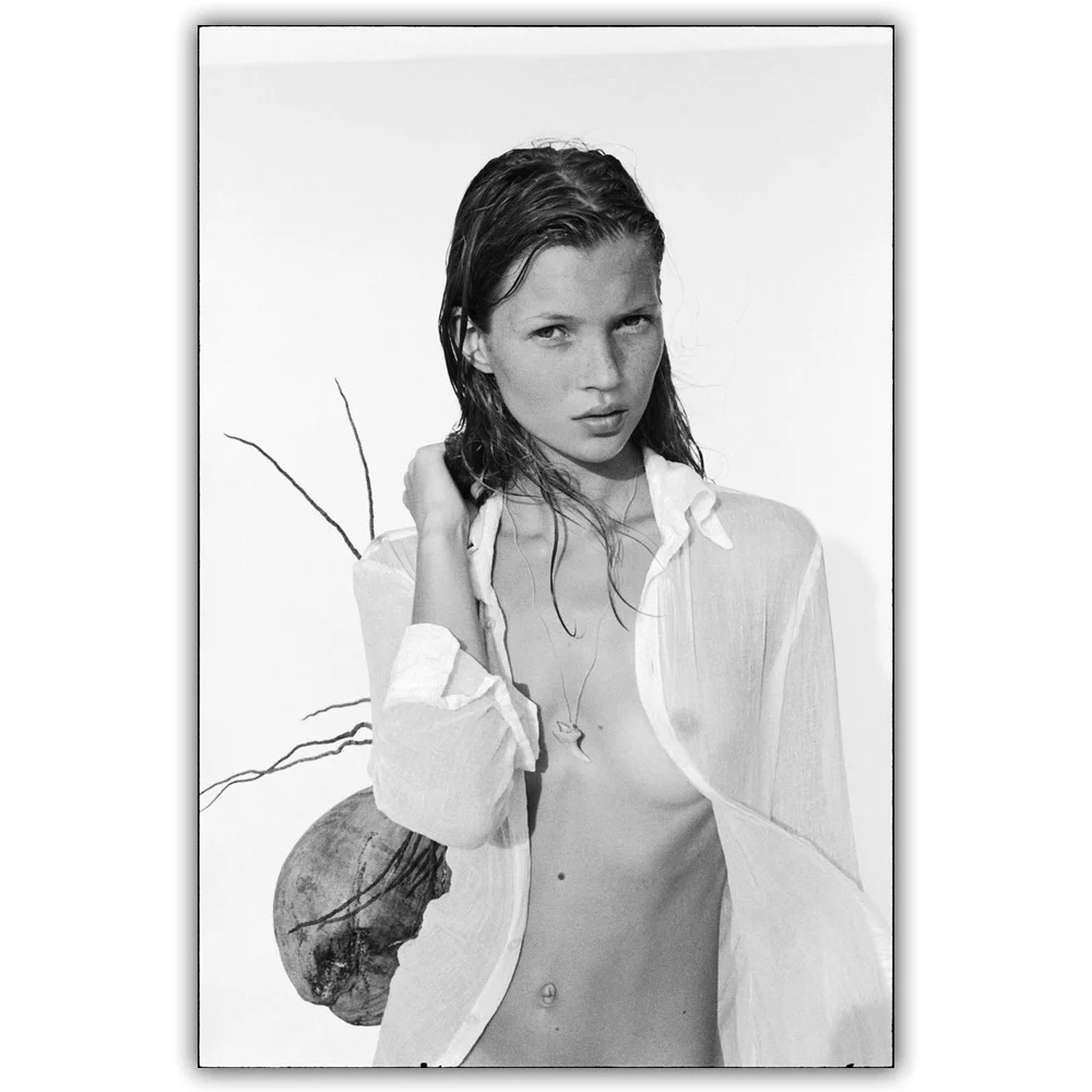 23 Kate Moss английский Vogue Сексуальная Супер Модель Холст плакат - Цвет: 23