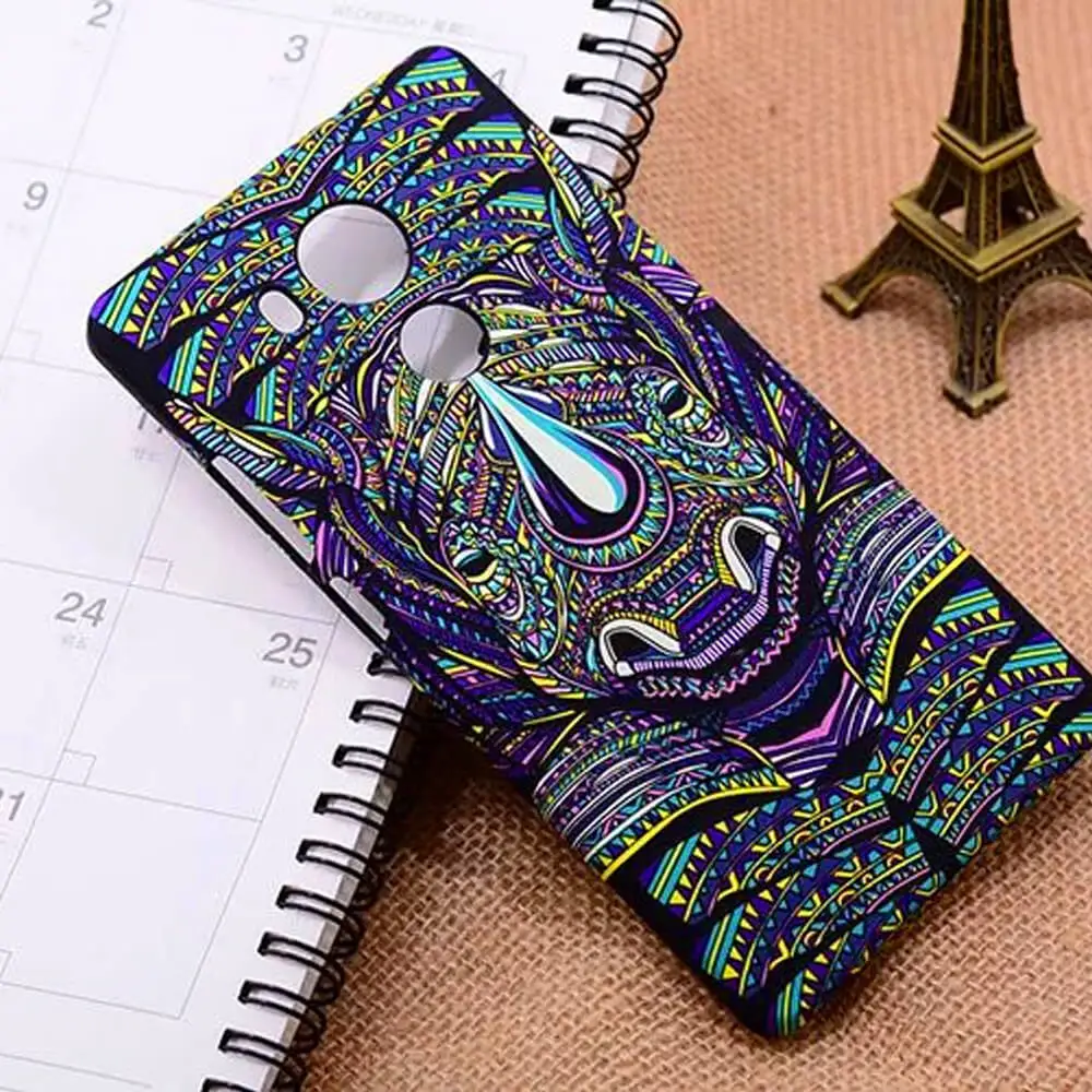 For HUAWEI mate 8 P8 P9 P10 case Fashion printing forest animal wolf tiger thin cartoon Plastic 9 back cover | Мобильные телефоны и
