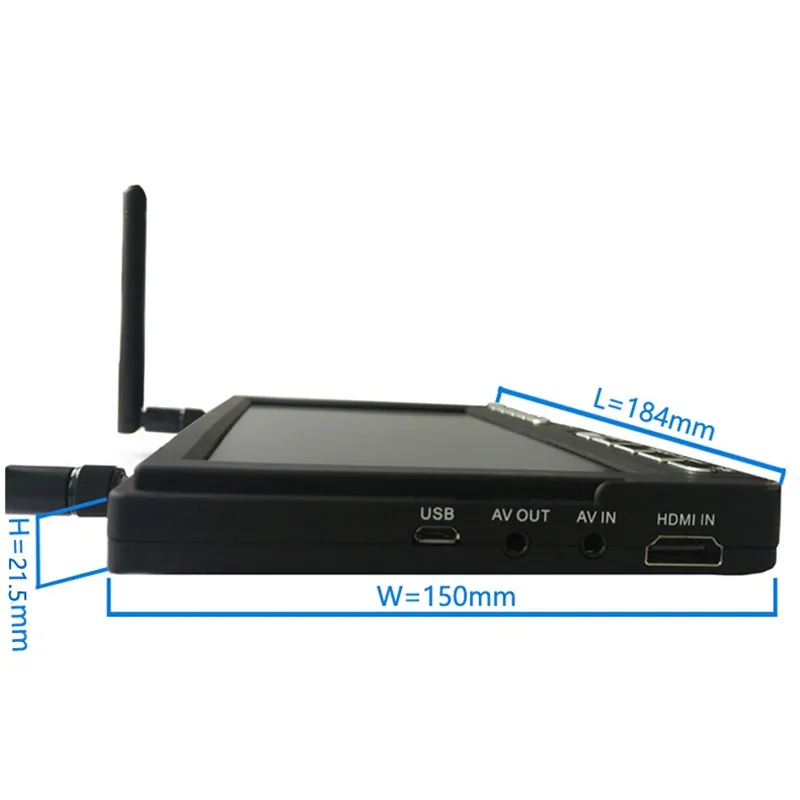 Горячее предложение skysight rc708 5.8 Г 40ch разнообразие RX 7 дюймов Мониторы A Вход DVR