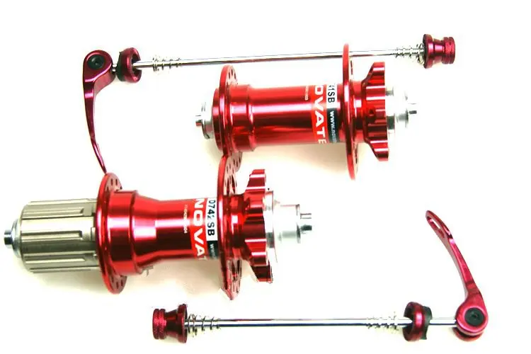 Novatec D741SB D742SB MTB горный велосипед концентратор 4 герметичный подшипник дисковый тормоз ступицы велосипеда 24 28 32 отверстия с QR