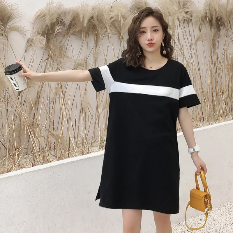 2019 Новое поступление летнее платье для беременных короткие прямые платья