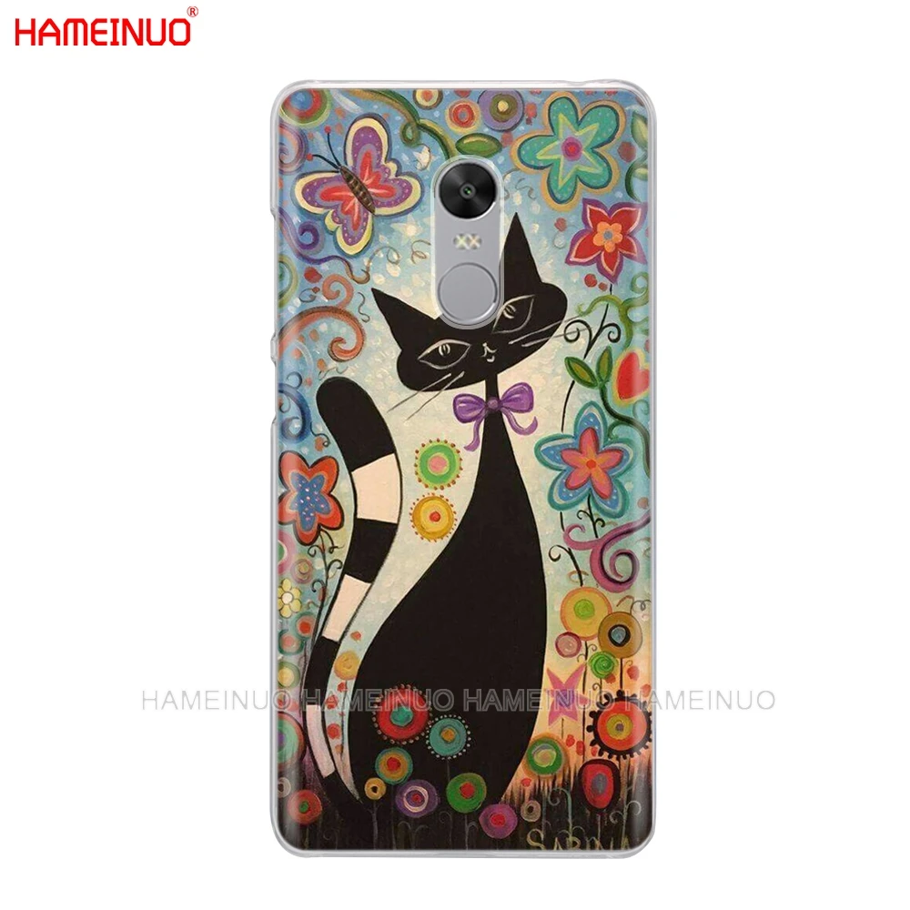 90249 HAMEINUO милый смешной кучи кошек искусство кошка чехол для телефона для Xiaomi redmi 5 4 1 1s 2 3 3s pro PLUS redmi note 4 4X 4A 5A - Цвет: 90249