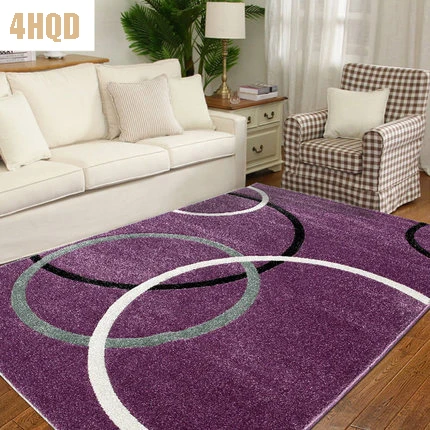 Living room Coffee table Simple modern bedroom Bedside blanket American pastoral home with rectangular carpet | Дом и сад