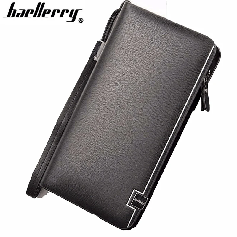 Мужские кошельки baellerry Высокое качество кожаный кошелек барсетка держатель для