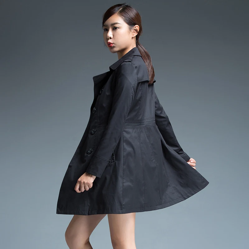 dress autumn outfit fat sister coat big size windbreaker female mm2017 new 200 Jin |