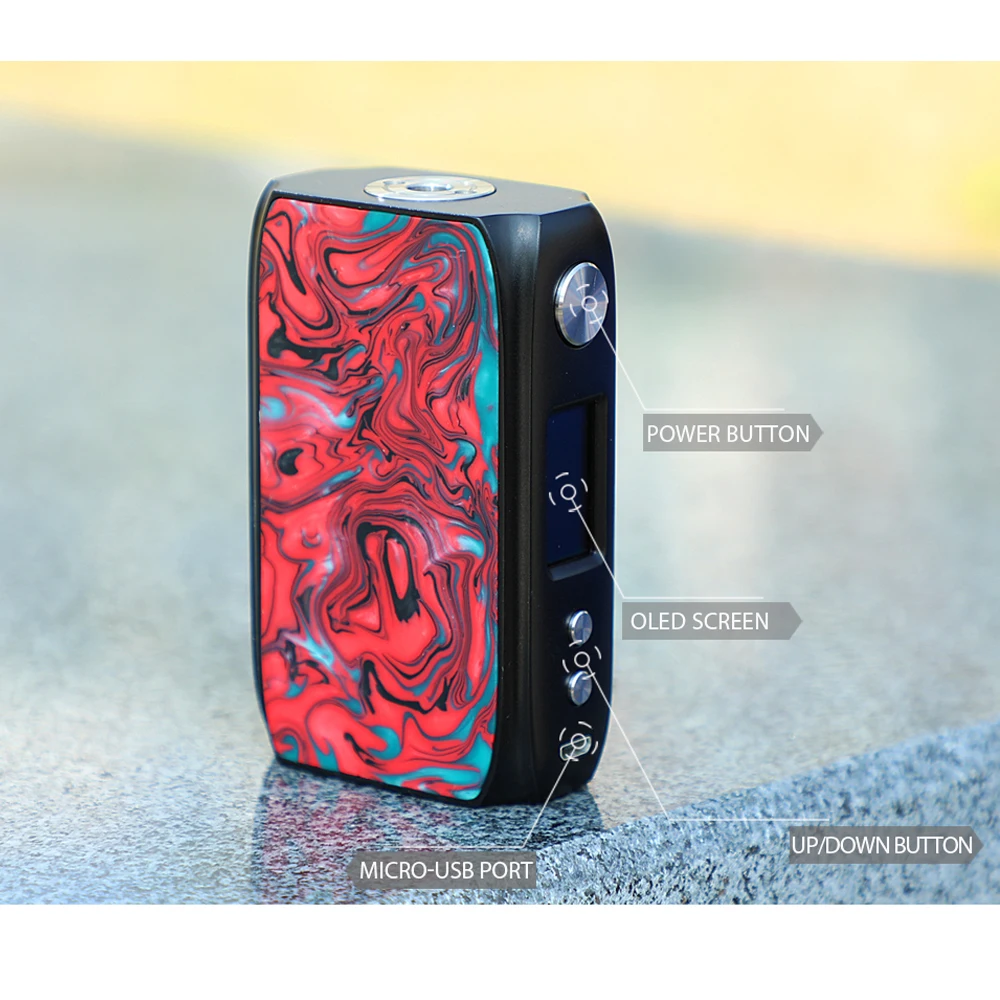 Оригинальный мод Ijoy SHOGUN UNIV mod 180 Вт функция TCR Двойной 18650 для бокса сигарет KATANA SUBOHM
