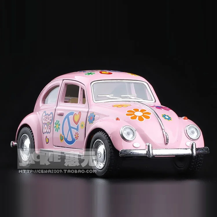 Розовый Точная имитация эксклюзивный Diecasts& Toy Vehicles: стильный дизайн автомобиля 1967 классический автомобиль 1:32 Сплав литья под давлением модель оттяните назад Автомобили - Цвет: Розовый