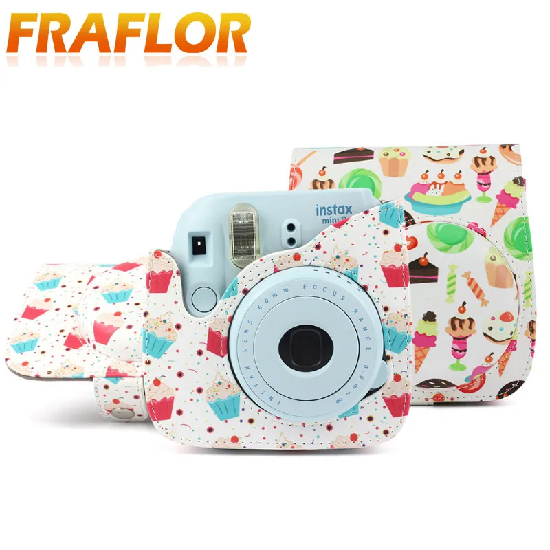 Чехол для камеры Fujifilm Instax Mini 8 + 9 из искусственной кожи|Сумки фото-/видеокамеры| |