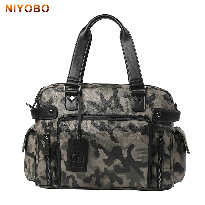 Мужские сумки-мессенджеры из искусственной кожи камуфляжные дорожные сумки