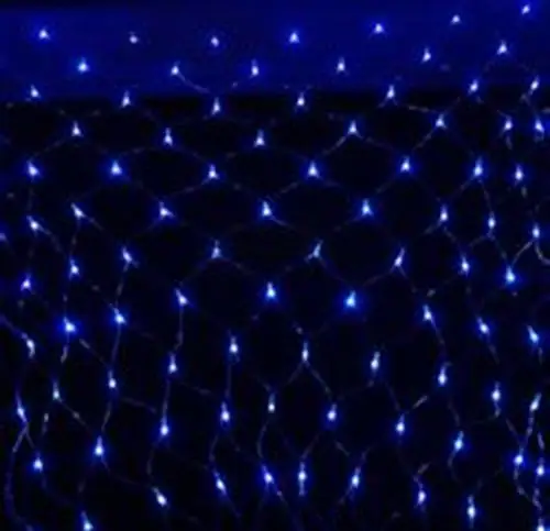 220В световые сетки рождественские сказочные огни украшения наружные