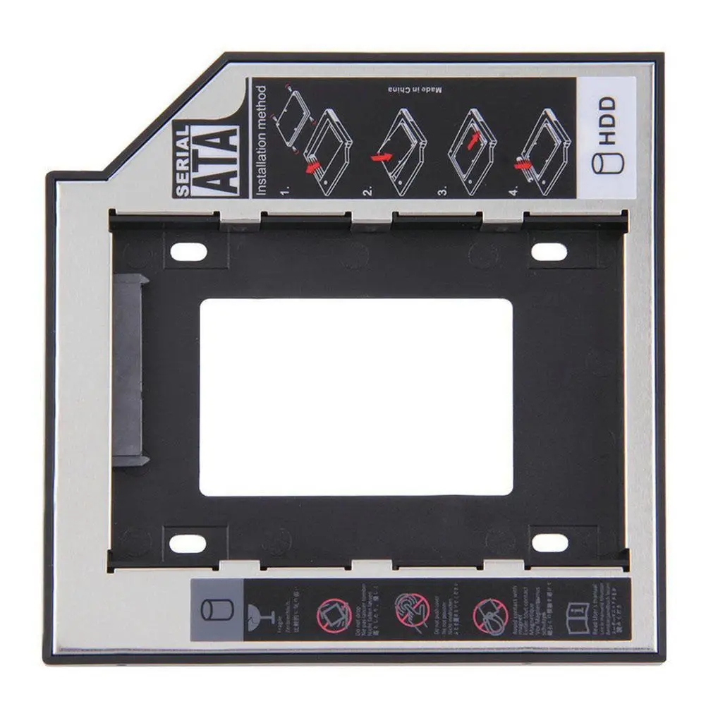 Новый пластиковый корпус Optibay для жесткого диска 9 5 мм шт./лот 2-й второй hdd Caddy SATA 3 0