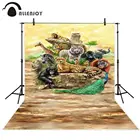 Allenjoy фон для фотосъемки с изображением животных, Льва, жирафа, Африки