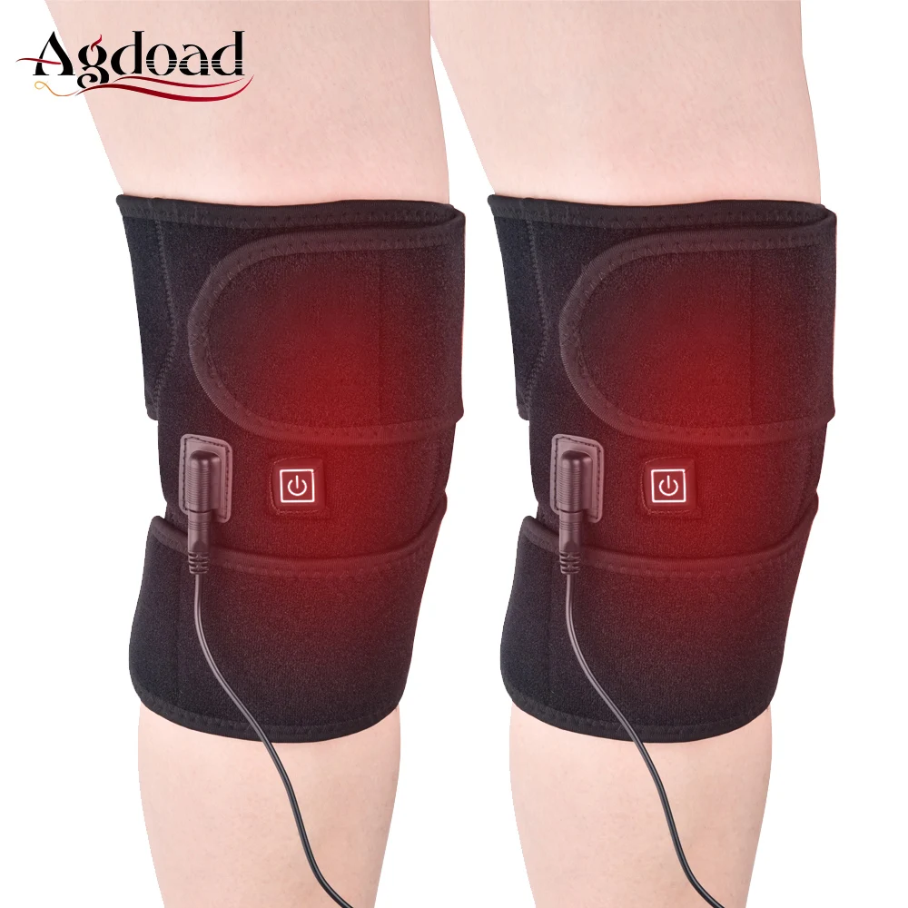 1 Pair Arthritis Knee Support Brace Heated Knee Joint Treatment Knee Physiotherapy Device for Knee Pain Relief