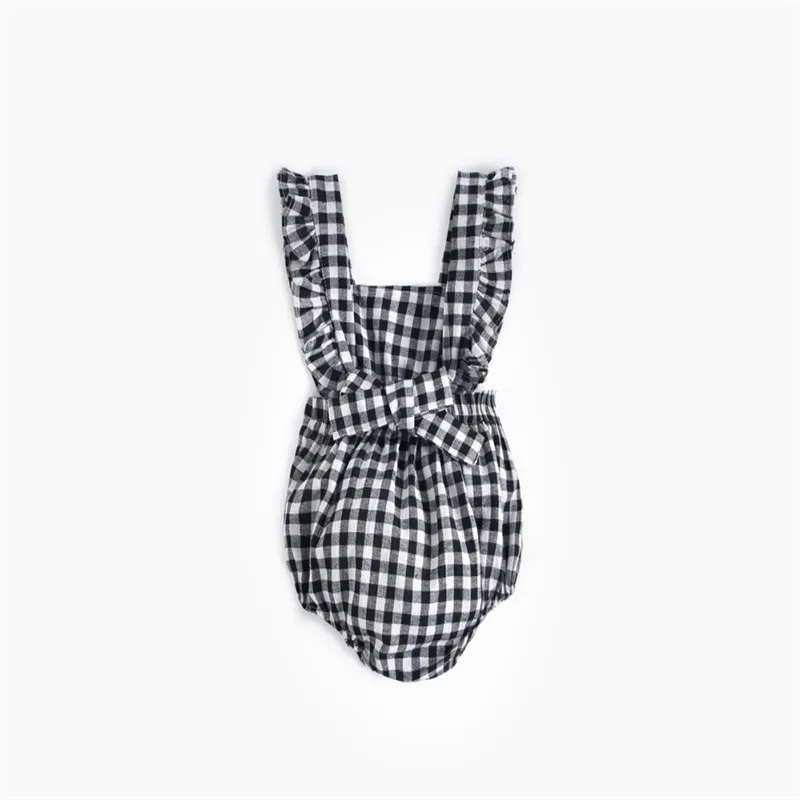 Комбинезон для маленьких девочек летняя одежда новорожденных комбинезон с