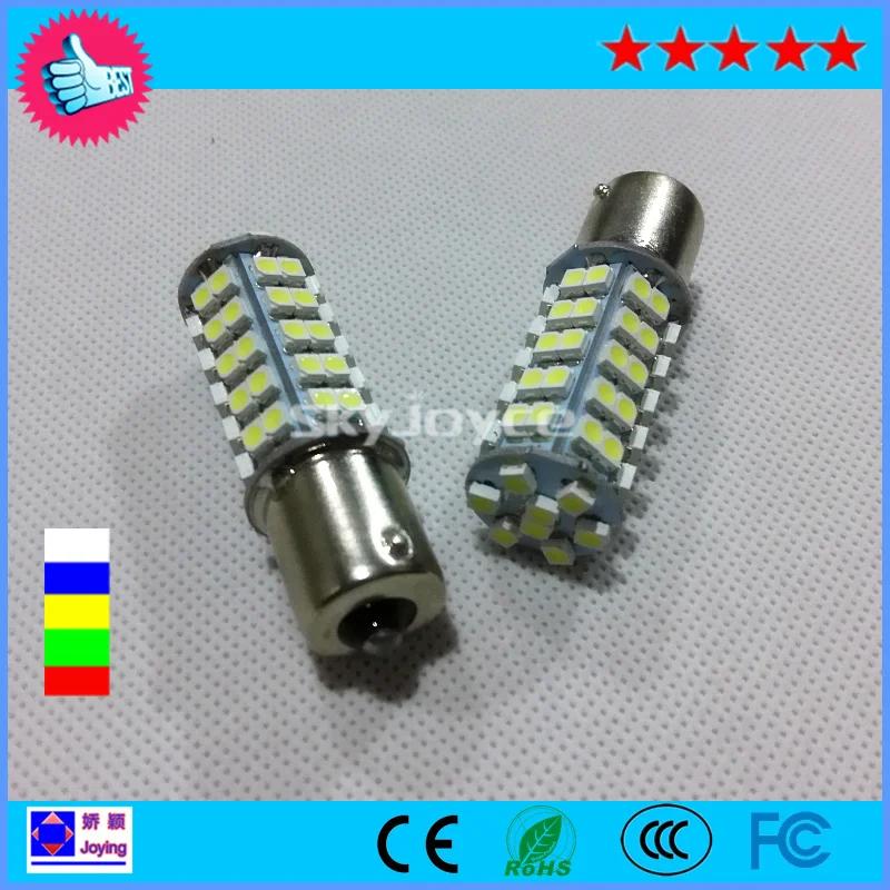 2016 2X 68SMD 1156 BA15S 7506 P21W Светодиодная лампа задсветильник хода 12 В постоянного тока