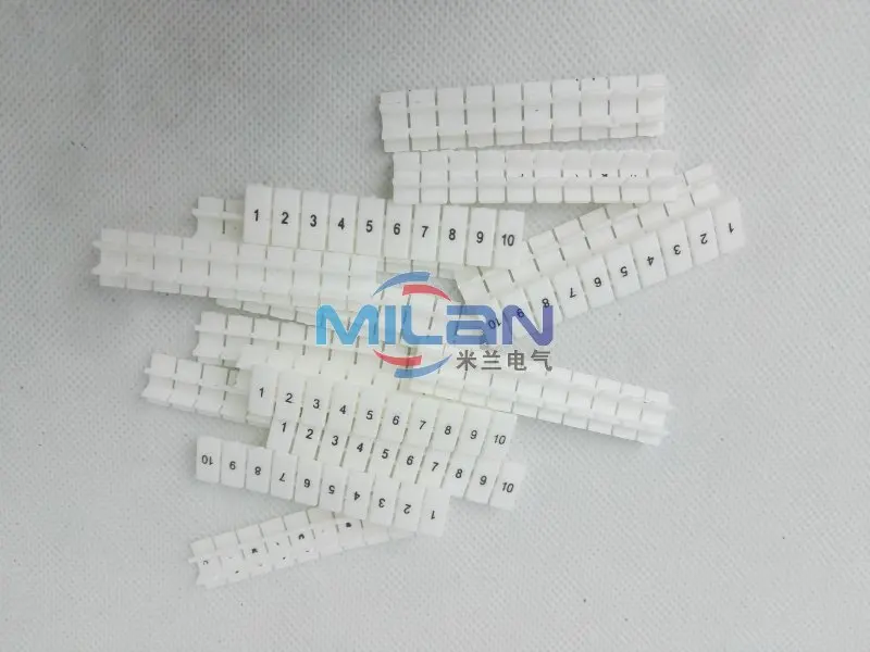 Клеммные колодки ZB6 UK2.5B UK5N Din Rail клеммные с напечатанными цифрами 1 шт.|rail terminal
