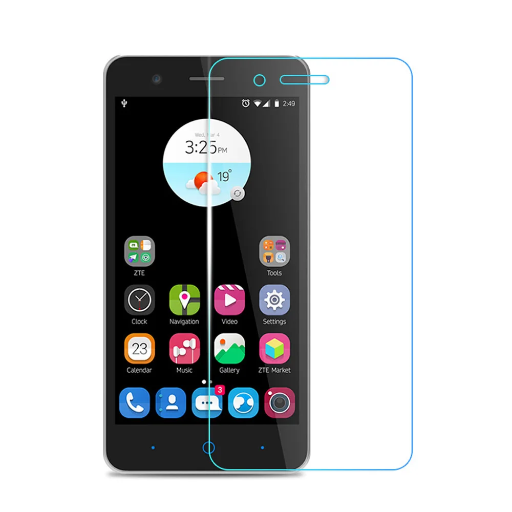 2 шт. 2.5D 9H 0 26 мм Закаленное стекло Защитная пленка для экрана ZTE Blade D2 D5 L5 Plus L110|screen