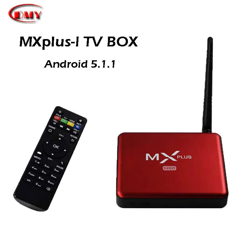 Mx плюс Amlogic S905 четырехъядерные процессоры андроид смарт-телевизор коробка 2.4 ГГц 4