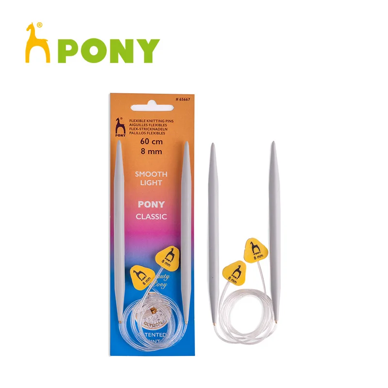 Гибкая круглая игла Pony 60 см|Швейные инструменты и аксессуары| |
