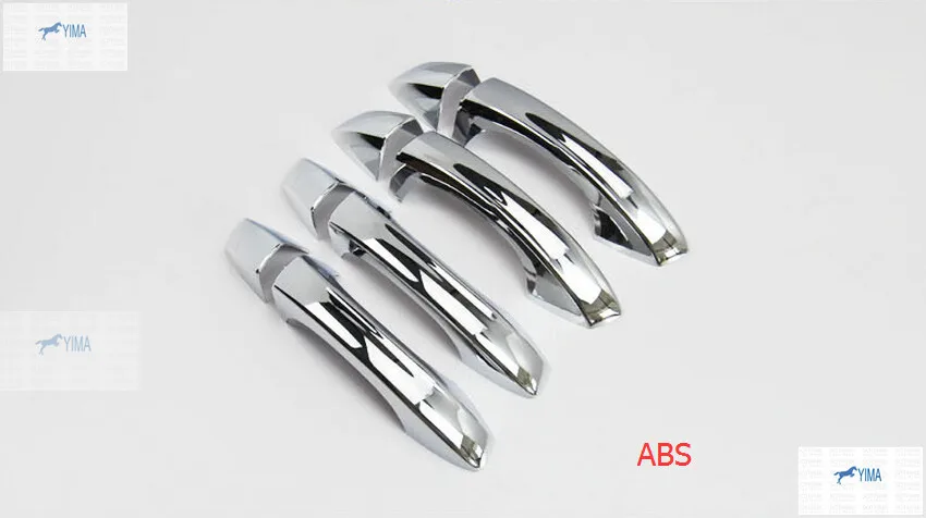 Хромированная боковая дверная ручка Чаша и накладка 12 шт. для Skoda Octavia MK3 A7 2015 2016 2017