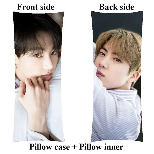 Boyfriend JungKook длинная подушка kpop Bangtan для мальчиков декоративные подушки для тела, включая внутренний индивидуальный подарок - Цвет: pillow