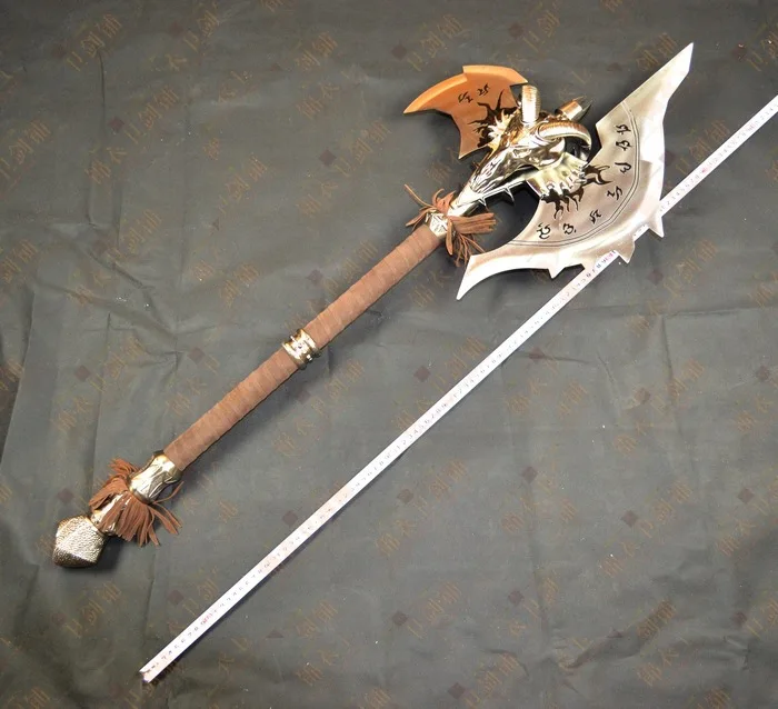 110 см Высокое качество сплав WOW Shadowmourne топор, WOW король личи Артас FROSTMOURNE'S брат Легенда модель оружия