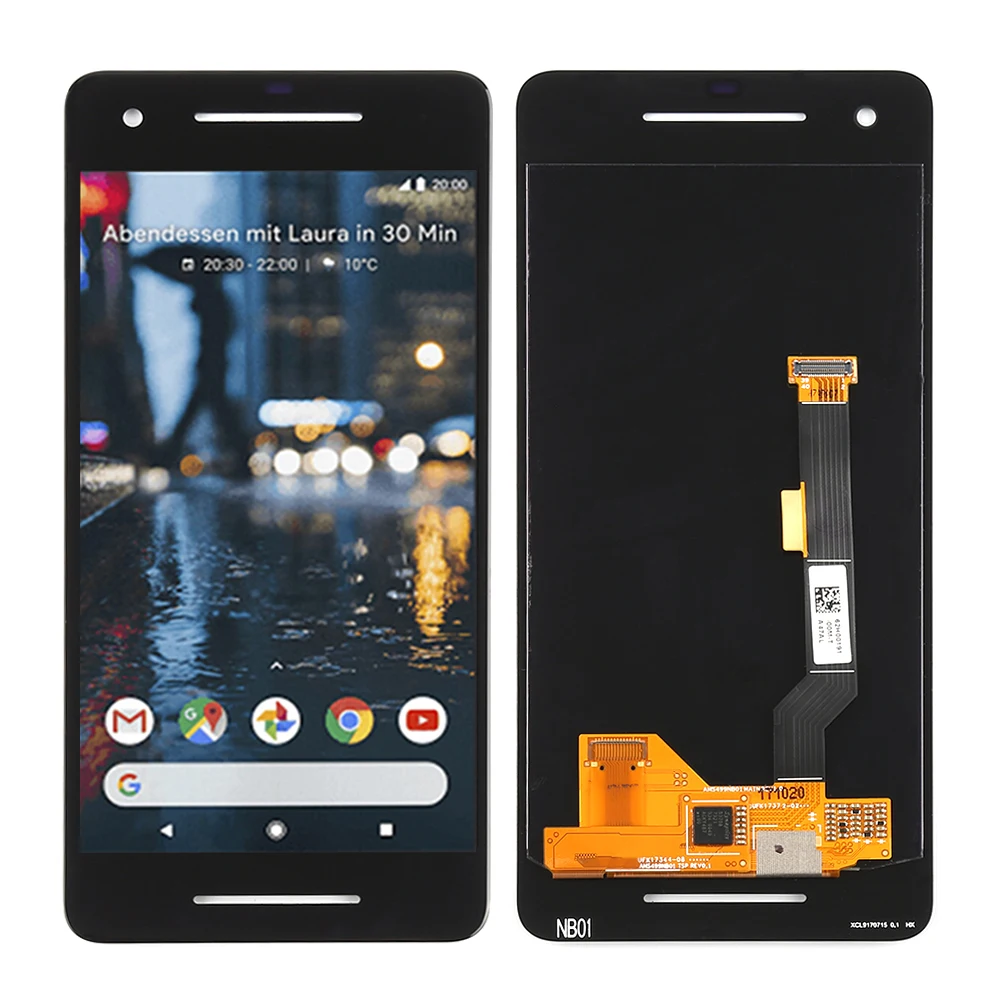 AAA для Google Pixel 2 экран XL сенсорный экран для Pixel 2 ЖК-дисплей Замена дигитайзера части дисплей для Pixel 2 XL ЖК-дисплей