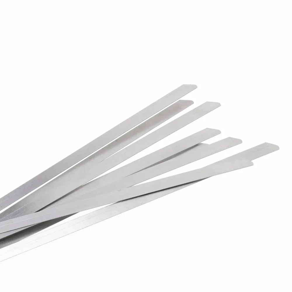 10 шт. металлический кабель из нержавеющей стали с застежкой молнией выхлопные