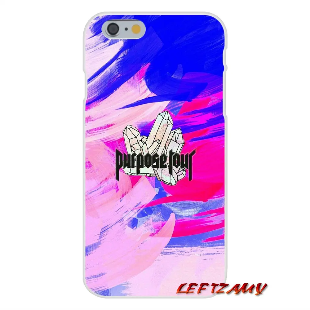 Аксессуары чехлы для телефонов Чехлы iPhone X XR XS MAX 4 4S 5 5S 5C SE 6 6S 7 8 Plus ipod touch Джастин