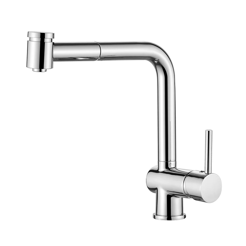 L6055 LEDEME, новинка, кухонный кран, выдвижной, кухонный кран, на одно отверстие, с ручкой, смеситель для воды, поворотный, на 360 градусов, кухонный кран, L6055 - Цвет: L6055
