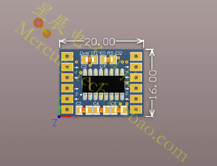 TTL-модуль RS232-TTL-последовательный модуль RS232 SP3232 | Бытовая техника