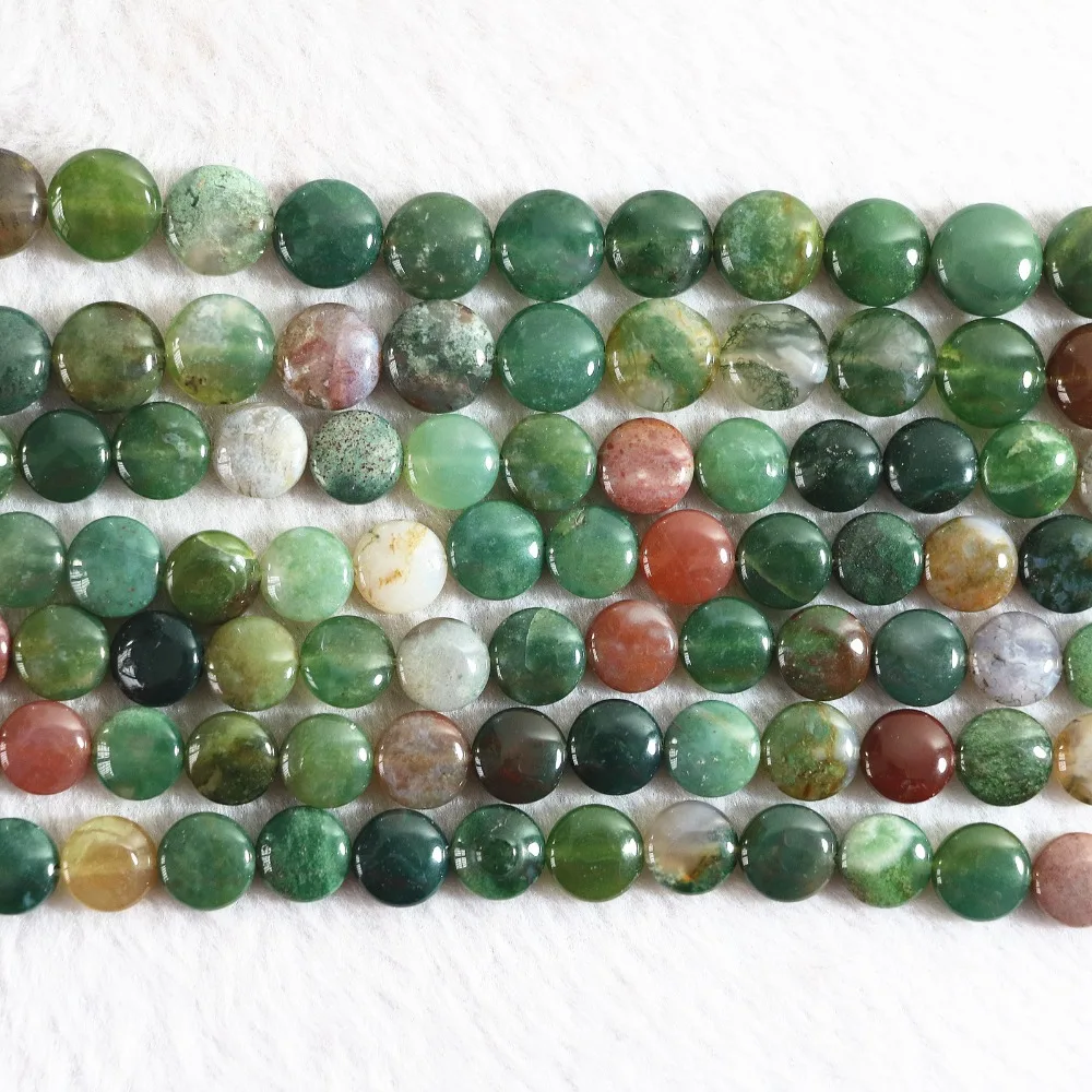 Натуральные индийские с камнями Сердолик Оникс Агат бусинки из камня Рондель