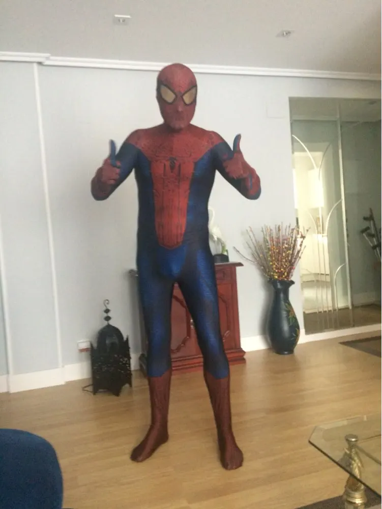 Костюм Человека паука из спандекса оригинальный костюм для косплея|halloween costume for
