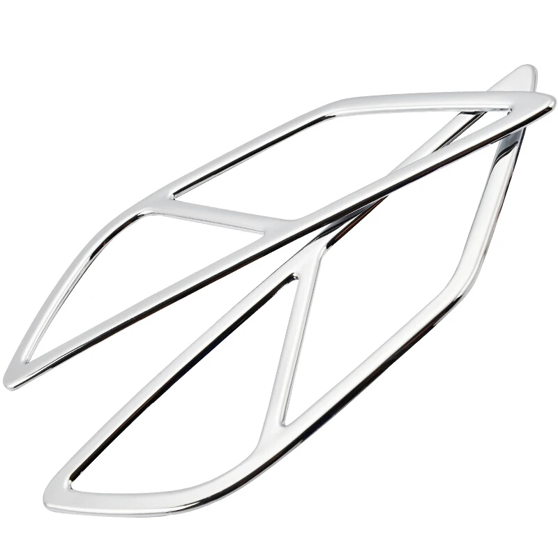 

ABS Chrome For Toyota RAV4 accessories 2016 2017 2018 car styling Rear Fog Lights Protection Cover Fog Lamps Cover Sticker 2pcs