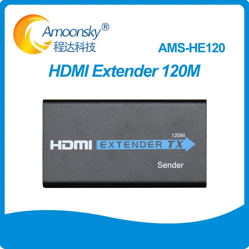 AMS HE120 HDML удлинитель сплиттер 120 м по cat5e/6 кабель до TCP/IP 3D & 1080P поддержка 1