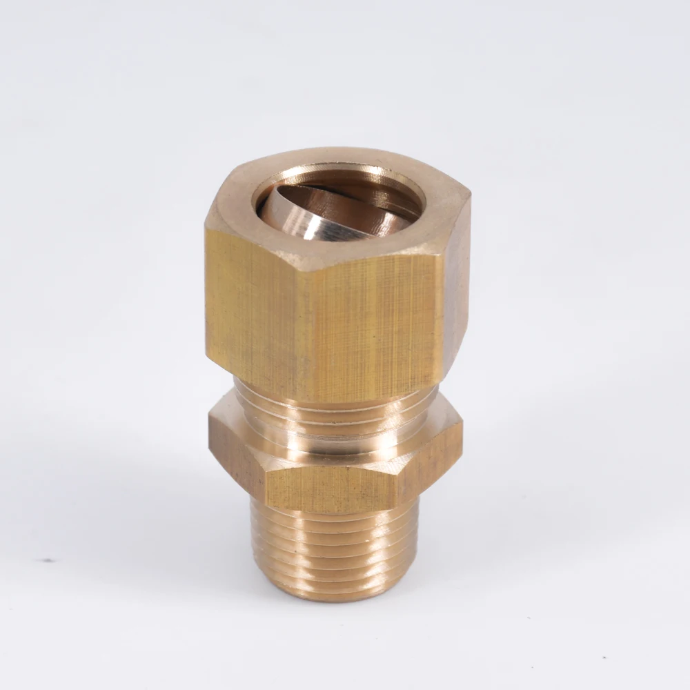 3/" NPT Мужской Fit 5/8" OD труба компрессионный Union Латунная Труба фитинг соединитель пропан вода газ Воздух Масло топливо Hydaulic пневматический