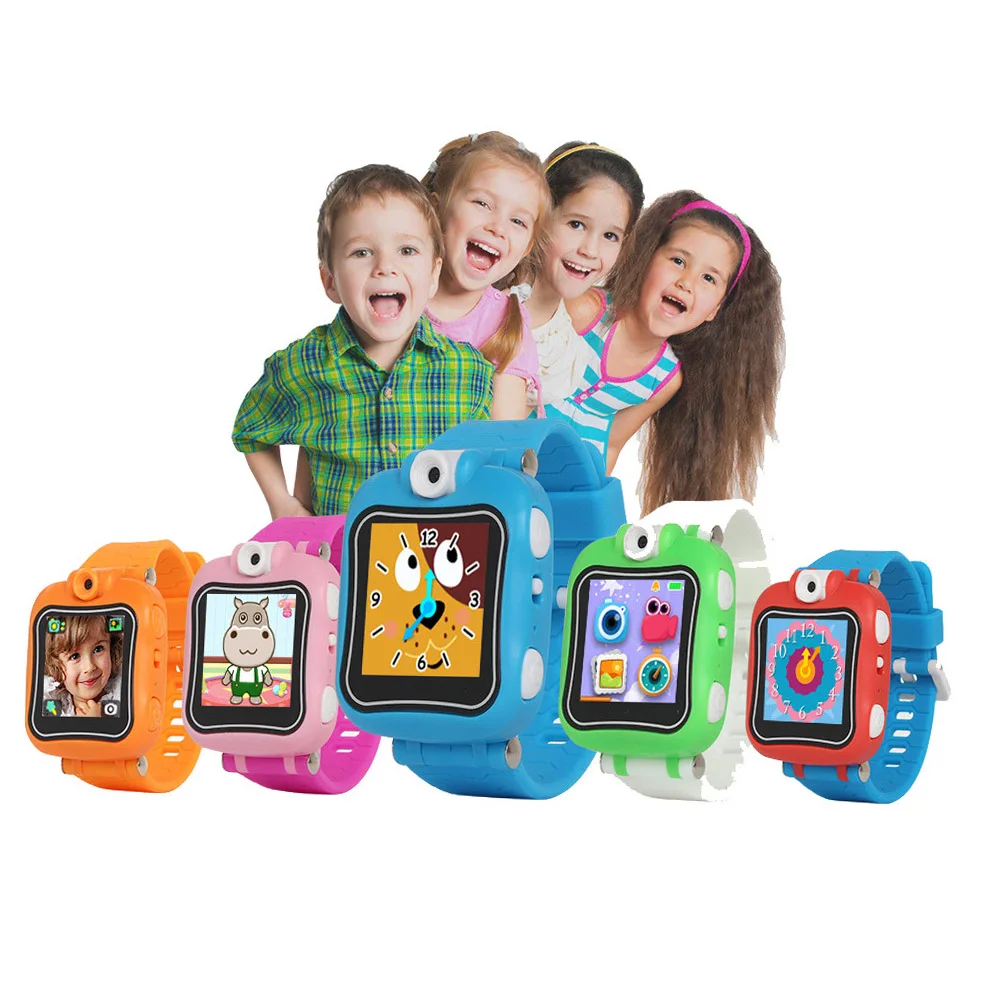 Милые smart watch для детей 1 4 дюймов сенсорный экран Дети с камерой видео игры играть