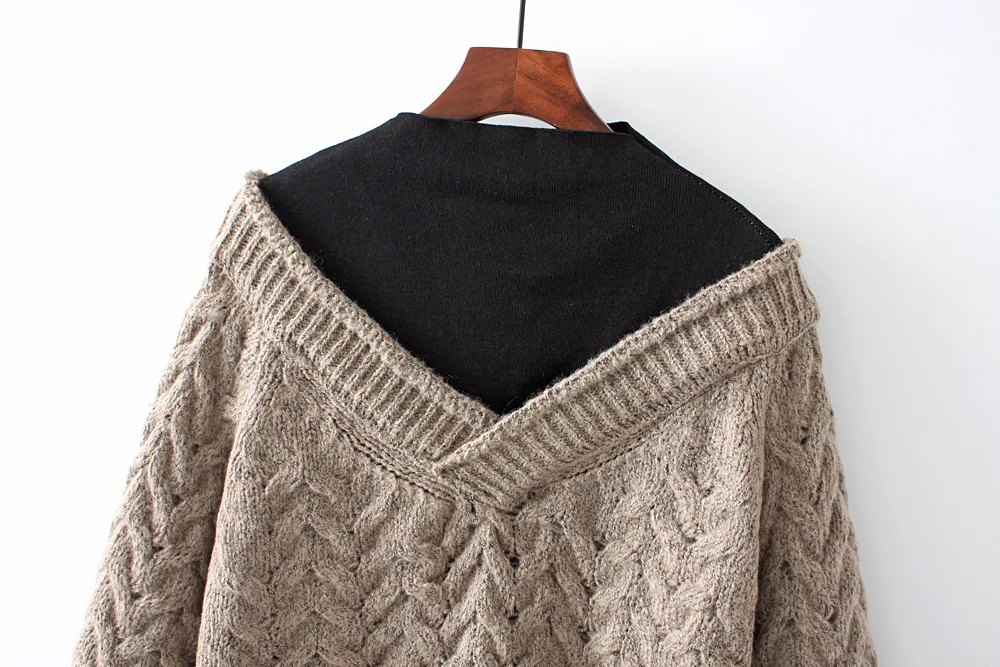 Watialady 2017 O Neck Knitted Pullover Sweater Women Hollow Out Soft Jumper Pull Femme Autumn Winter Warm Knitting | Женская одежда