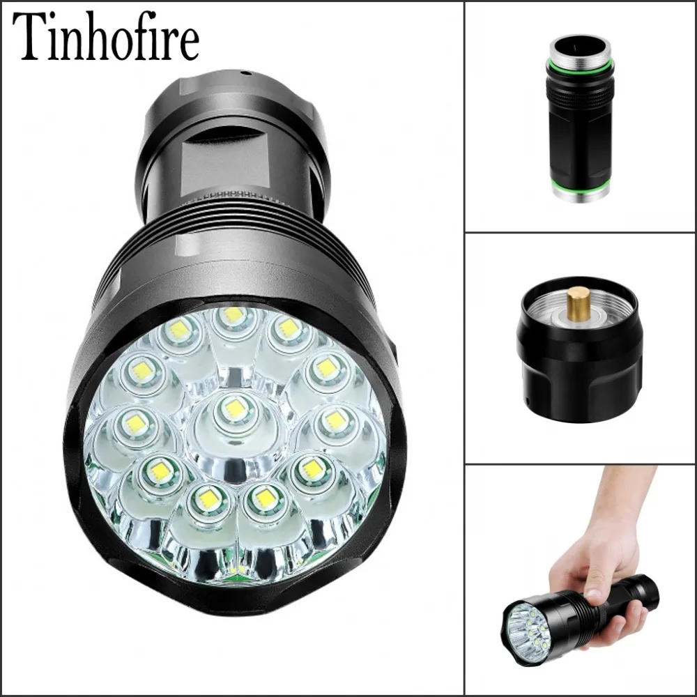 Tinhofire T3 12 3/4/5/6/7/8/9/10/11/12 T6 CREE XM L 3800 20000 люмен 5 режимный светодиодный фонарик|led flashlight