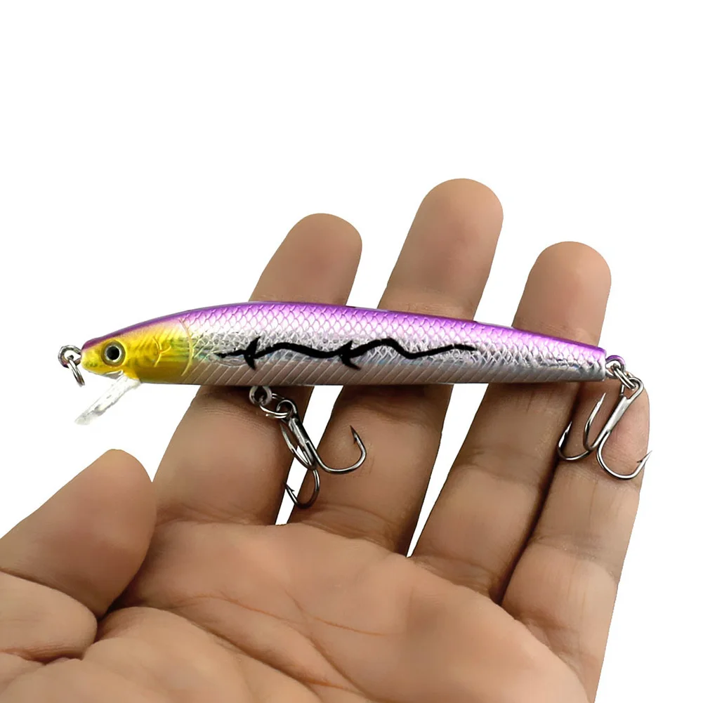 Горячие 10 шт 3D Глаза рыболовные приманки Crankbaits 6 # крючки искусственные Minnow