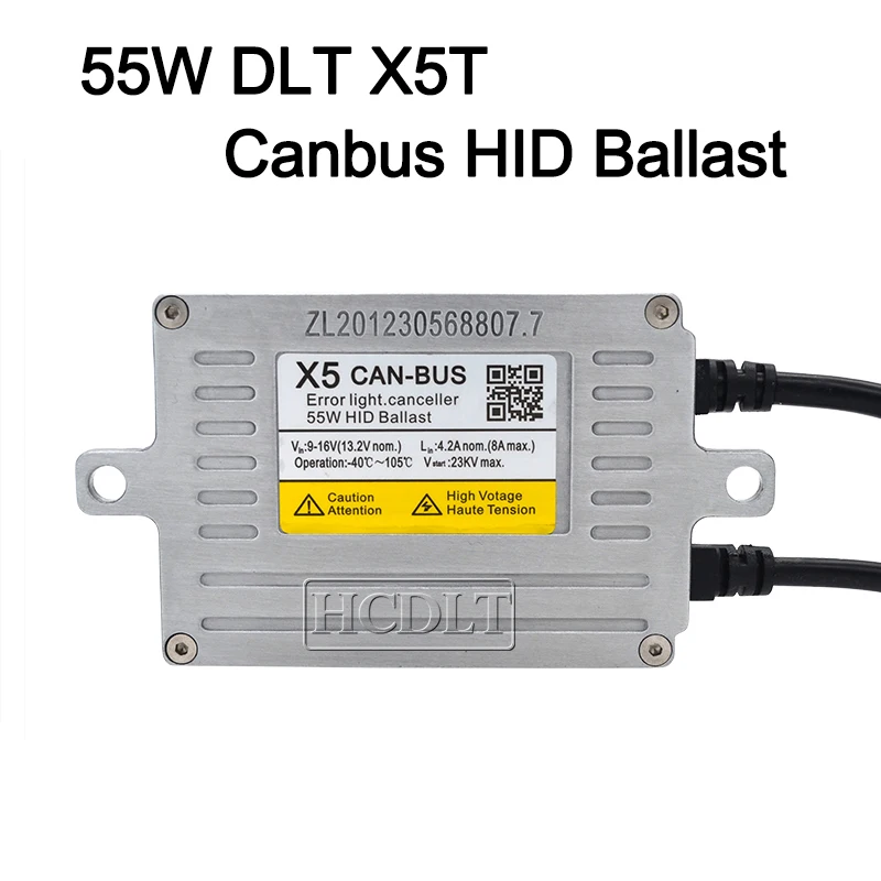 Hcdlt 12В 55 Вт Ксеон H7 HID CAN-шина комплект Автомобильный свет DLT X5T Canbus балласт 5500 к Быстрый Яркий H1 H7 H11 HB3 9012 D2H ксенон Canbus led комплект