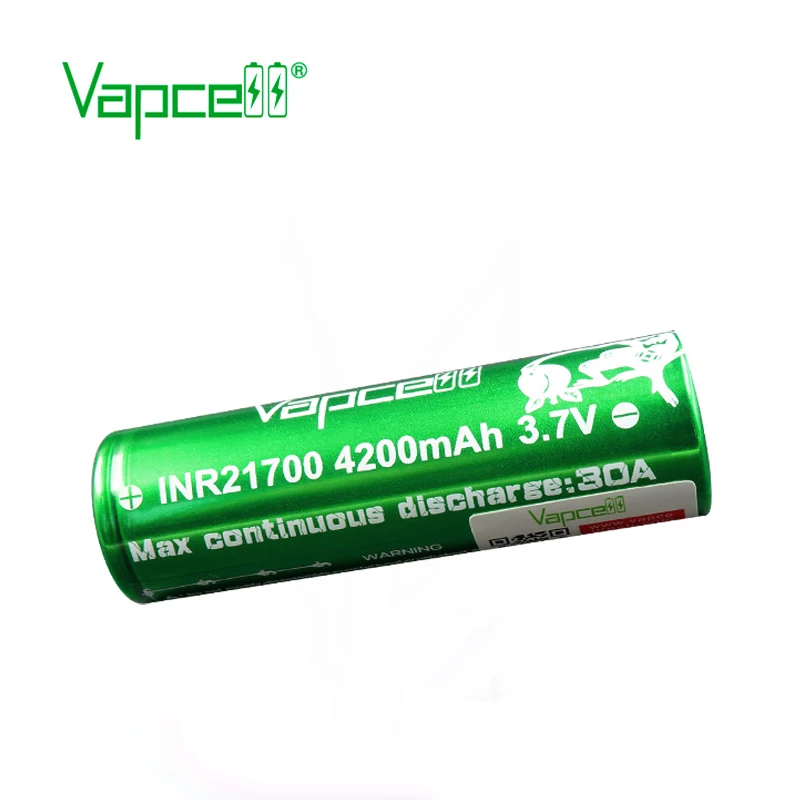 2 шт. Vapcell INR 21700 батарея 4200 мАч 30A rewrap molicel P42A аккумуляторная батарея для электронных сигарет vape mod