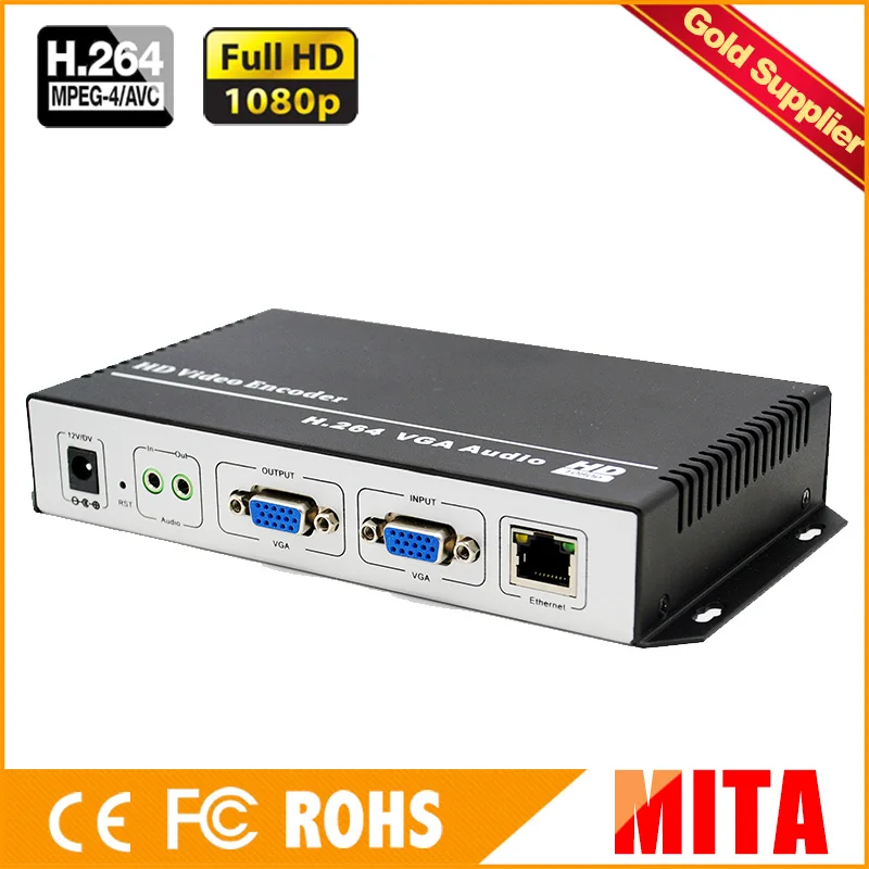 Кодификационный Модуль H.264 с vga на ip 1080p hd кодирующий датчик VLC медиасервер Xtream